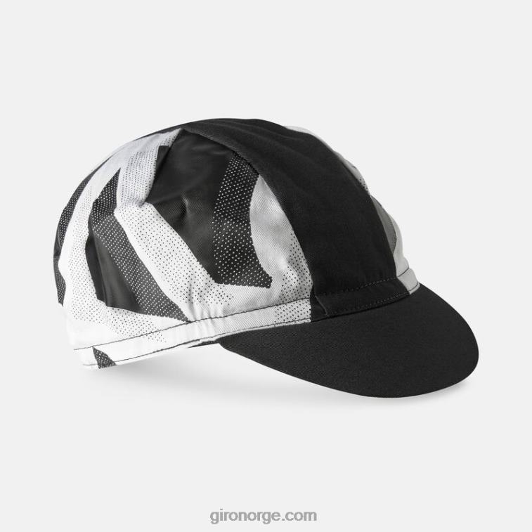 Giro unisex klassisk bomullshette R26ZP221 svart/hvitt avsløre