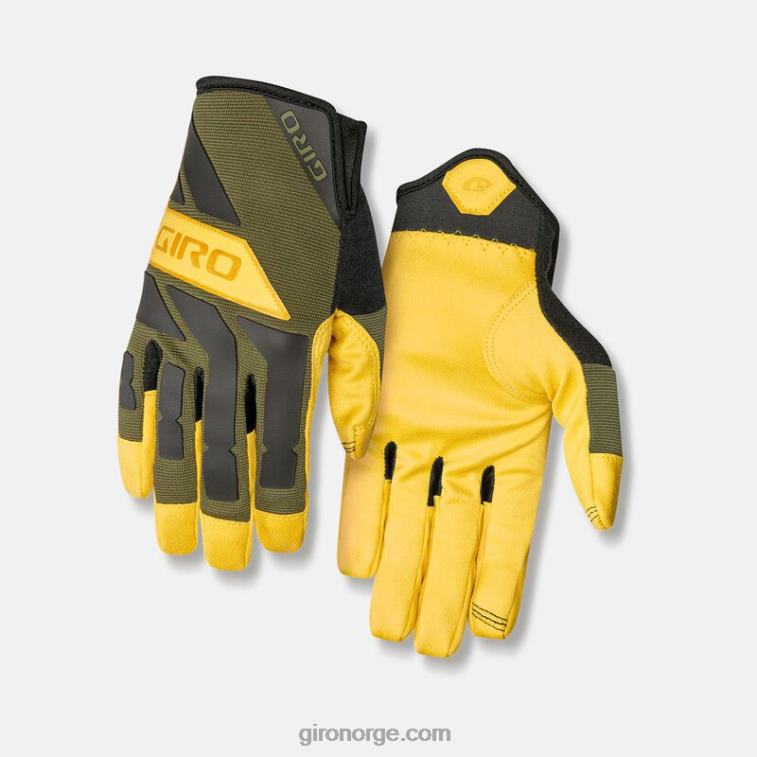 Giro unisex løypebyggerhanske R26ZP1072 oliven/bukkeskinn