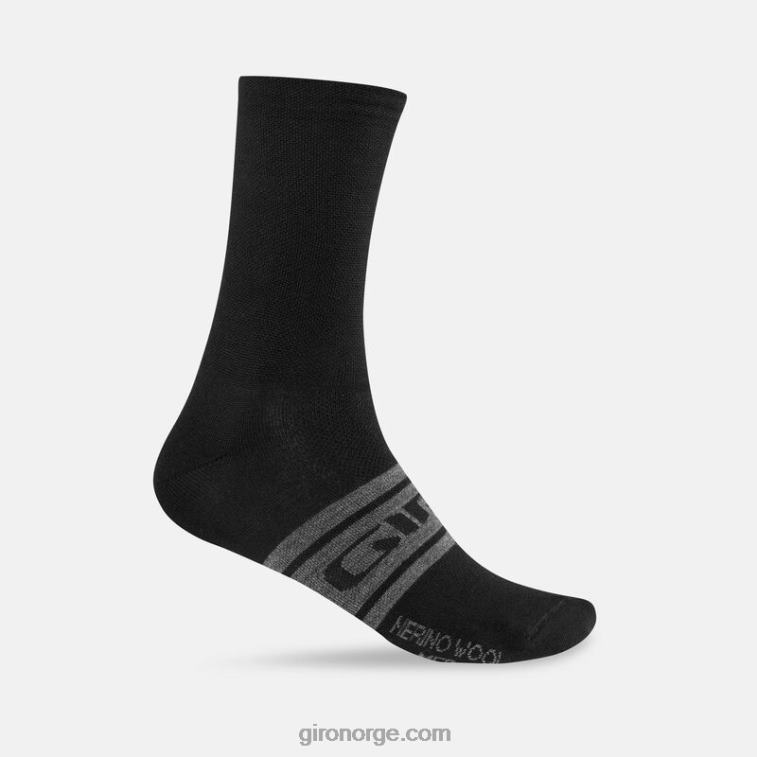 Giro unisex sesongbasert merinoullsokk R26ZP901 svart/kull