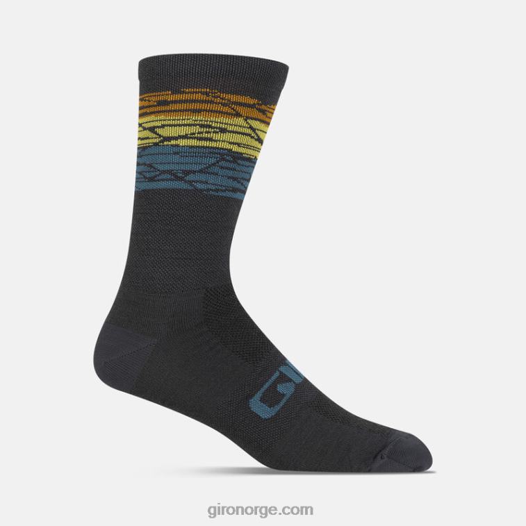 Giro unisex sesongbasert merinoullsokk R26ZP904 mørk skyggehorisont