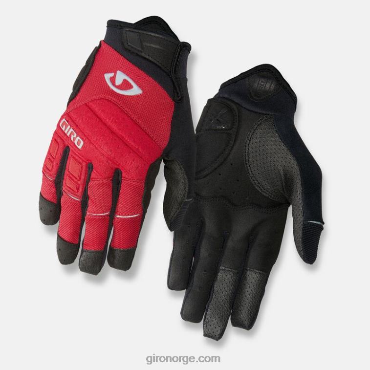 Giro unisex xen hanske R26ZP1088 mørk rød/svart/grå